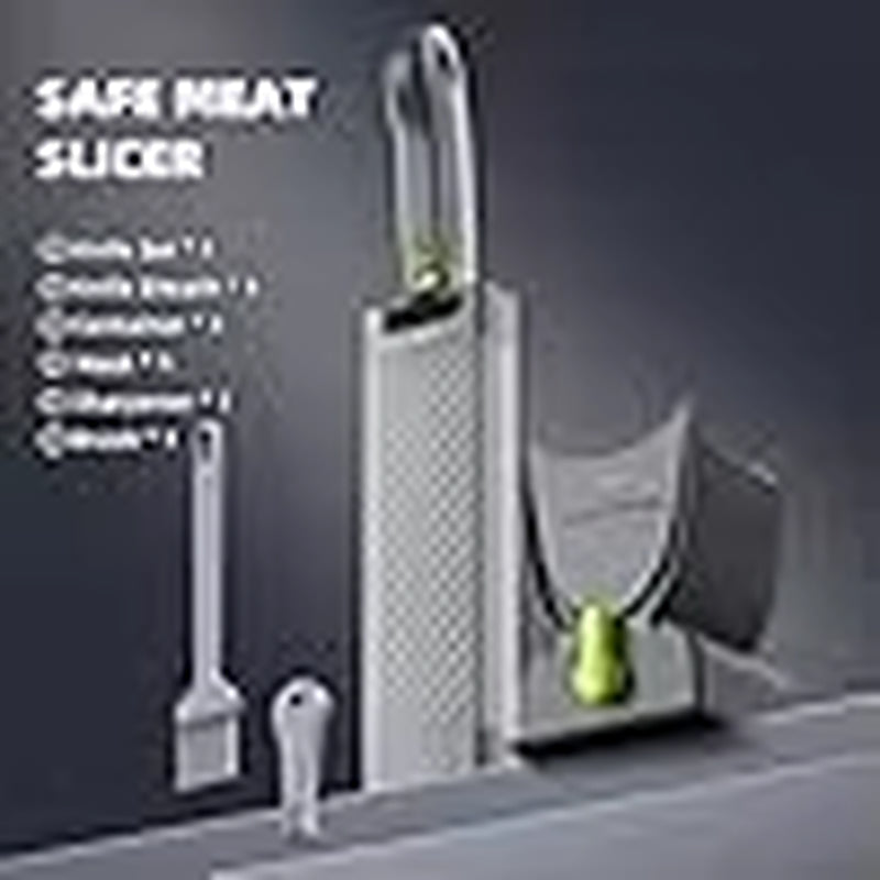 ONCE for All Meat Slicer and Cleaver Kitchen Knife Set for Meat Slicing and Shredding, Manual Fresh Meat Cutter, Slicer for Beef